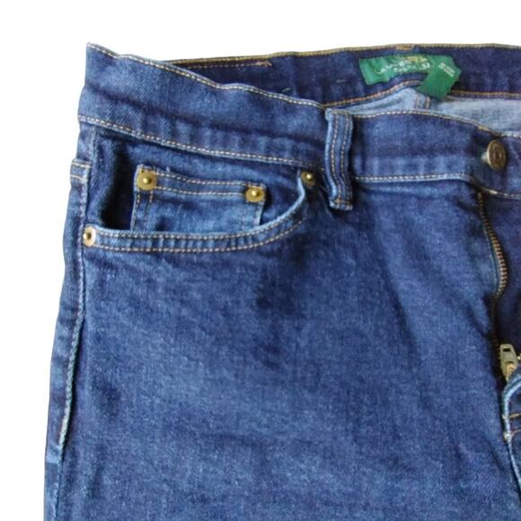 Lauren Ralph Lauren Classic Straight Women's Jeans Size 10 US - Dark wash Blue - Picture 13 of 14